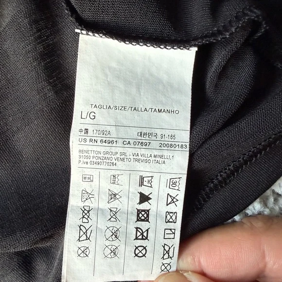 Sisley Black Long Sleeve Lace Top - Picture 9 of 10